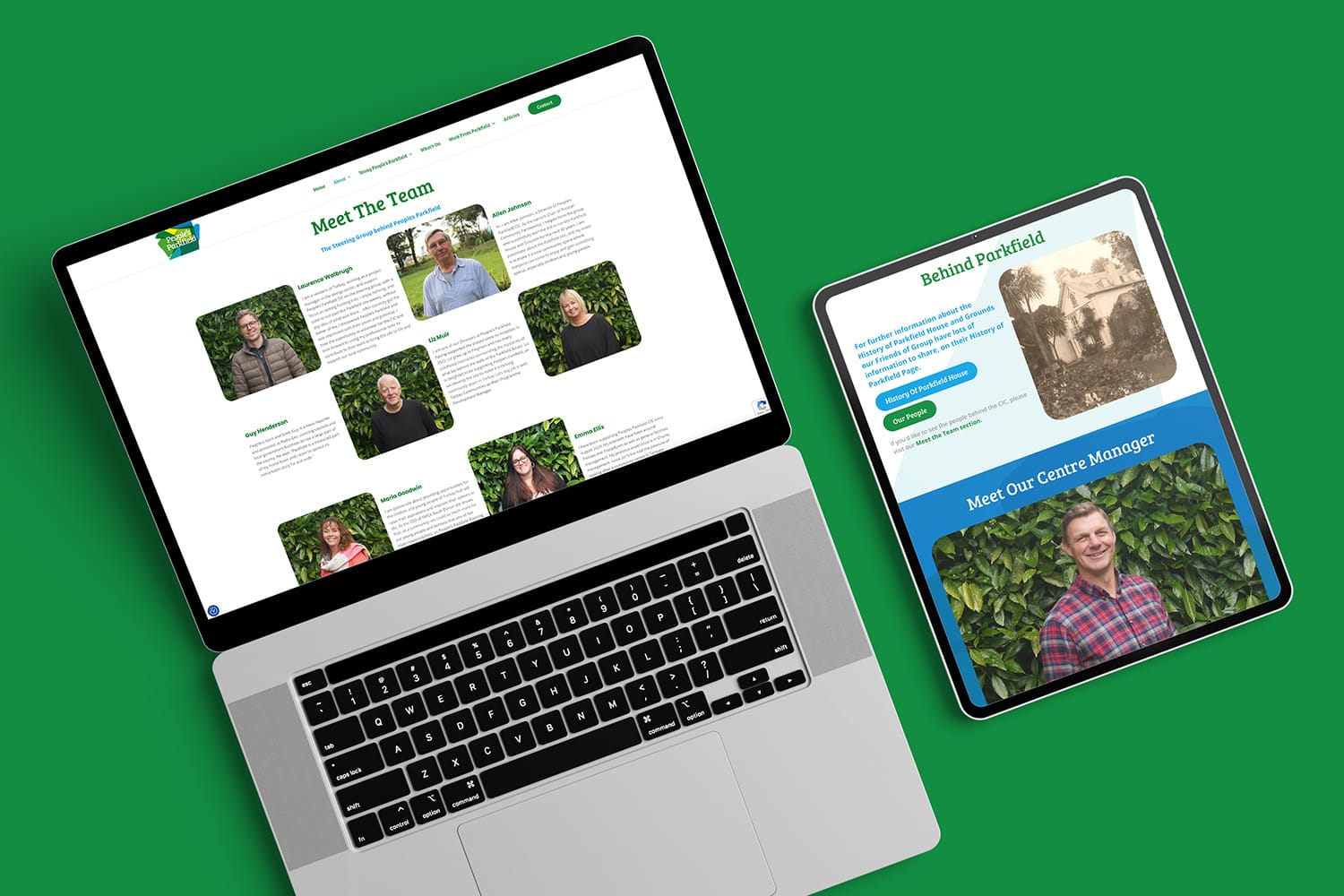 People's Parkfield- Frankman Design Marketing Torquay Portfolio PARKFIELD WEBSITE 6 - People's Parkfield - DuoDot