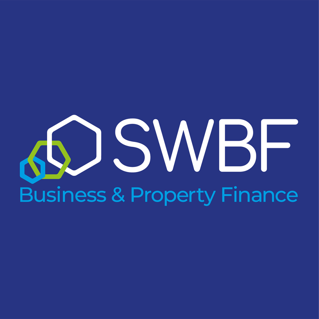 SWBF Business and Property Finance logo on a dark blue background